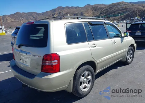 2003 Toyota Highlander V6 из США, поврежденный, VIN JTEGF21A630102872